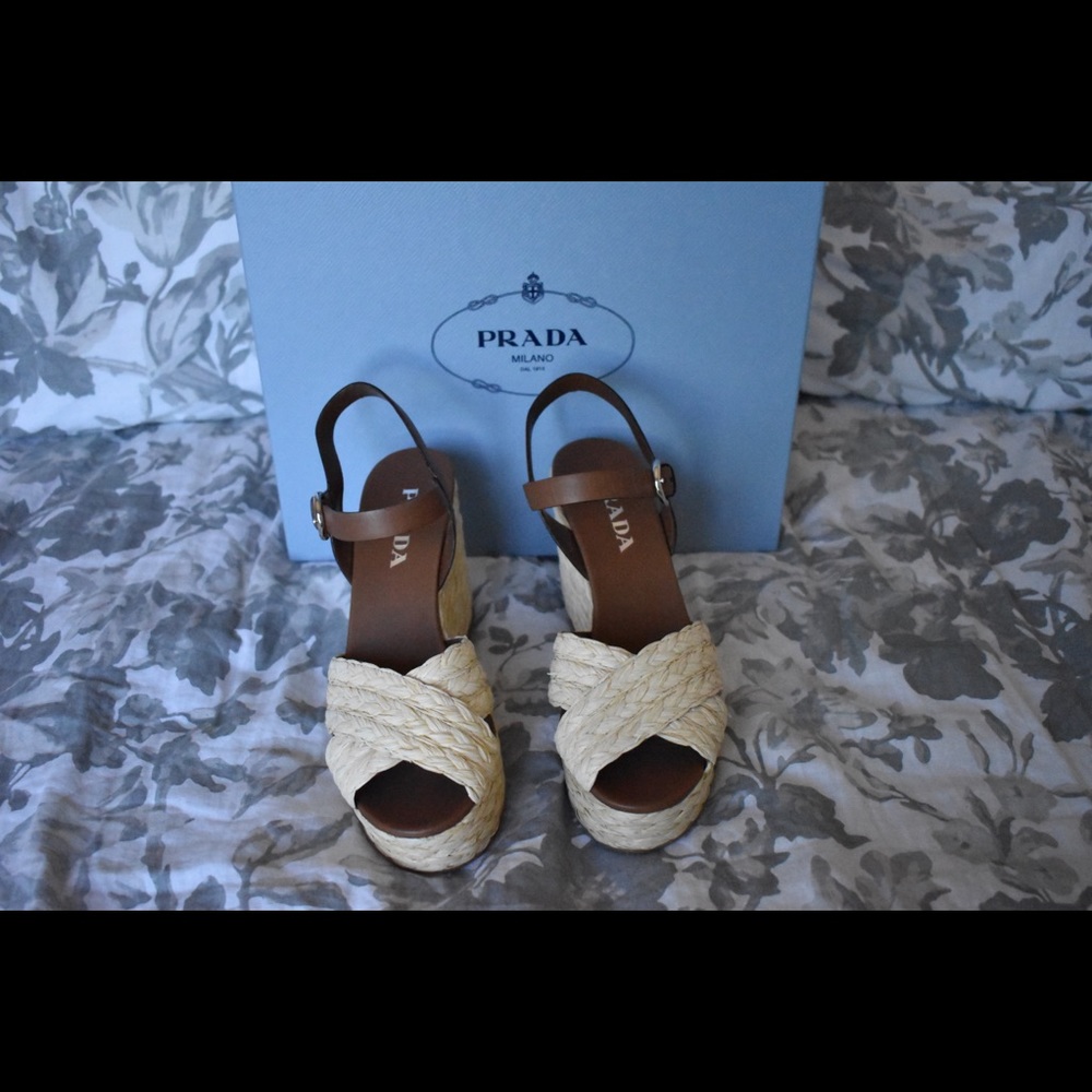 Prada wedges